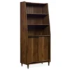 Harvey Park Dark Brown 3-Shelf Wide Bookcase -COSCO Store 810406224 1