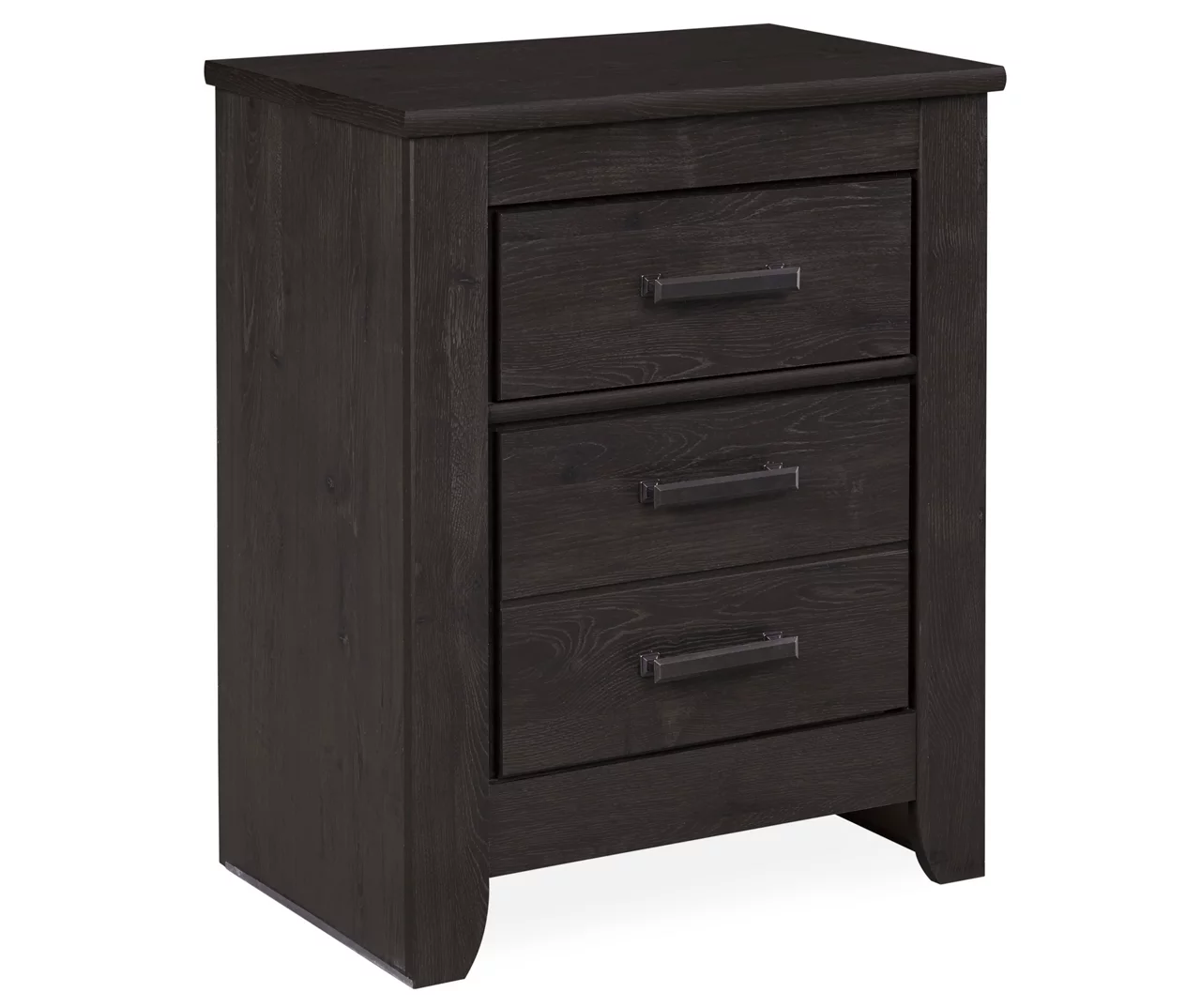 Brinxton Black 2-Drawer Nightstand 3 Brinxton Black 2-Drawer Nightstand