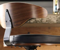 Bellatier Brown Low Back Adjustable Height Barstool -COSCO Store 810409020 3