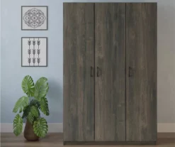 Rodeo Weathered Oak 3-Door Wardrobe 11 Rodeo Weathered Oak 3-Door Wardrobe -COSCO Store 810409561 2