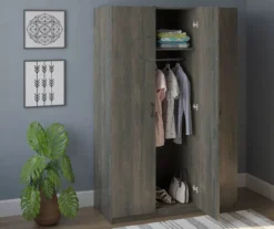 Rodeo Weathered Oak 3-Door Wardrobe 12 Rodeo Weathered Oak 3-Door Wardrobe -COSCO Store 810409561 3