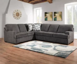 Lane Home Solutions Kasan Gray Living Room Sectional