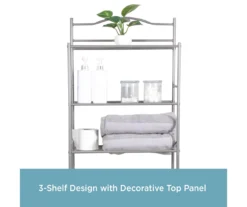 Polished Pewter Over-the-Toilet Space Saver -COSCO Store 810418048 A0 3