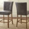 Debby Gray Upholstered Counter Chairs, 2-Pack -COSCO Store 810422985 1