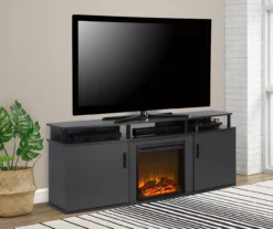 63" Gray Electric Fireplace Console 8 63" Gray Electric Fireplace Console -COSCO Store 810434050 1