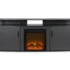 63" Gray Electric Fireplace Console -COSCO Store 810434050 6
