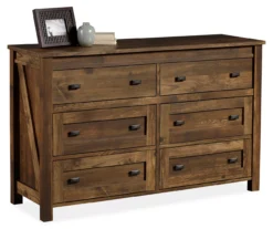 Century Lane Rustic Brown 6-Drawer Dresser 10 Century Lane Rustic Brown 6-Drawer Dresser -COSCO Store 810434140 2