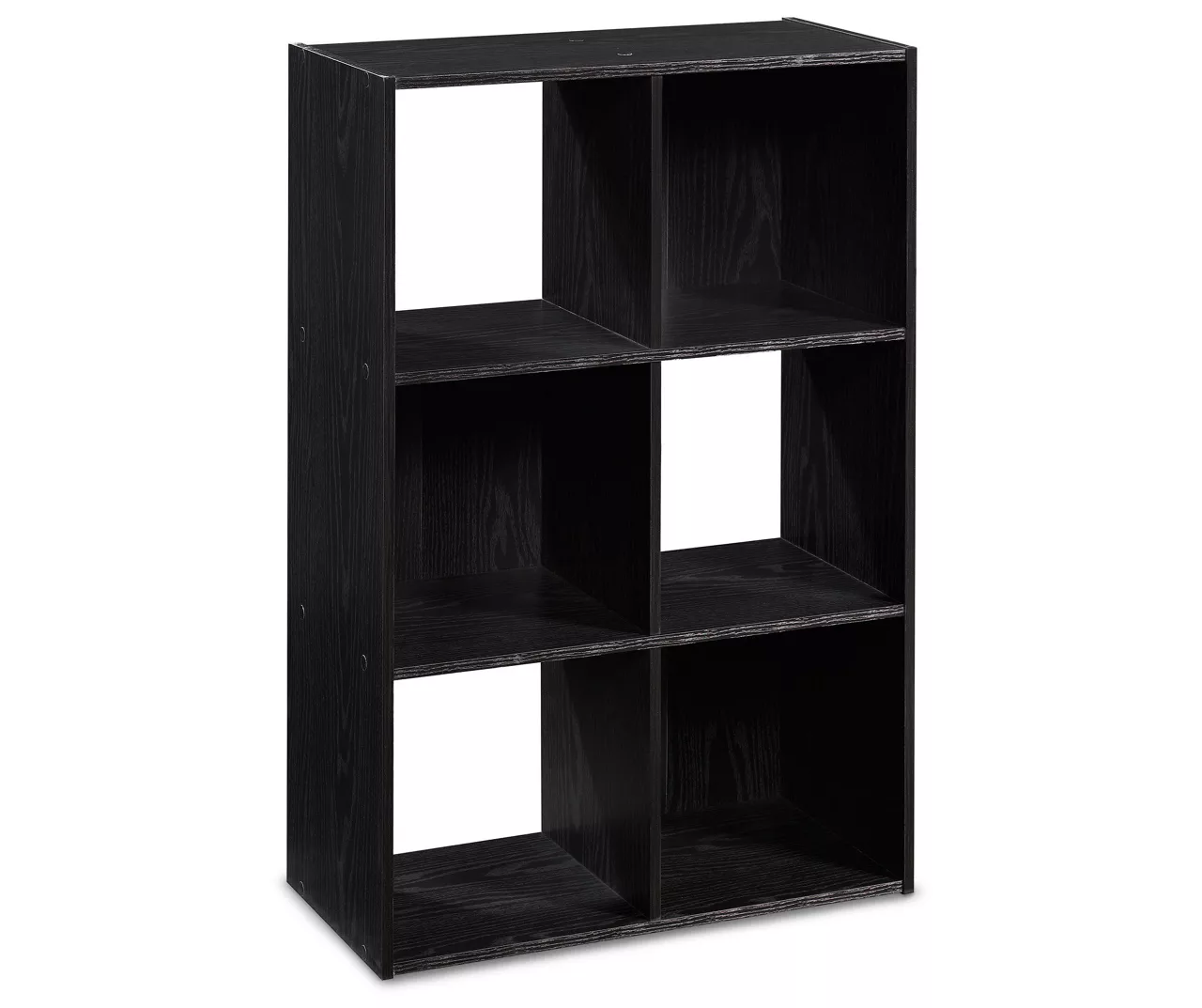 Black Oak 6-Cube Storage Organizer 3 Black Oak 6-Cube Storage Organizer