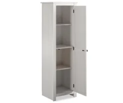 Lincoln Magnolia Oak White Single Door Kitchen Pantry -COSCO Store 810447463 1