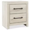 Cambeck Whitewash 2-Drawer Nightstand 2 Cambeck Whitewash 2-Drawer Nightstand -COSCO Store 810458216 2
