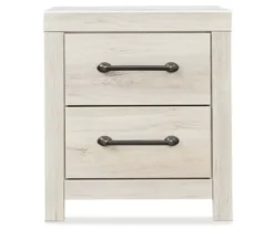 Cambeck Whitewash 2-Drawer Nightstand -COSCO Store 810458216 3