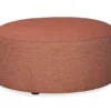 Almanza Henna Red Oversize Accent Ottoman -COSCO Store 810458232