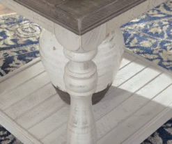 Havalance Gray & White Two-Tone End Table -COSCO Store 810458274 2