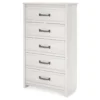Duncan Ivory Oak 5-Drawer Dresser -COSCO Store 810464951 2