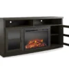63" Rollins Espresso Electric Fireplace Console -COSCO Store 810464962 3