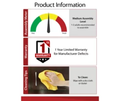 47" Grandcastle Espresso Electric Fireplace Console -COSCO Store 810464966 A0 6