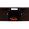 63" Bridgeport Cherry Electric Fireplace Console 2 63" Bridgeport Cherry Electric Fireplace Console -COSCO Store 810464968 6
