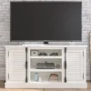 Lancaster White Shutter TV Stand 1 Lancaster White Shutter TV Stand -COSCO Store 810464994 2