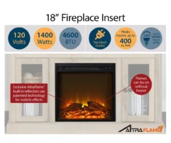 Ameriwood 47" Grandcastle Electric Fireplace Console -COSCO Store 810464997 4