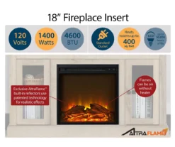 Ameriwood 47" Grandcastle Electric Fireplace Console -COSCO Store 810464998 4