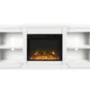 65" Wilton White Electric Fireplace Console 1 65" Wilton White Electric Fireplace Console -COSCO Store 810464999 3
