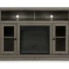 47" Grandcastle Rustic Gray Electric Fireplace Console 1 47" Grandcastle Rustic Gray Electric Fireplace Console -COSCO Store 810465006 3