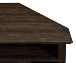 47" Flaxton Espresso Corner Electric Fireplace Console -COSCO Store 810465039 5