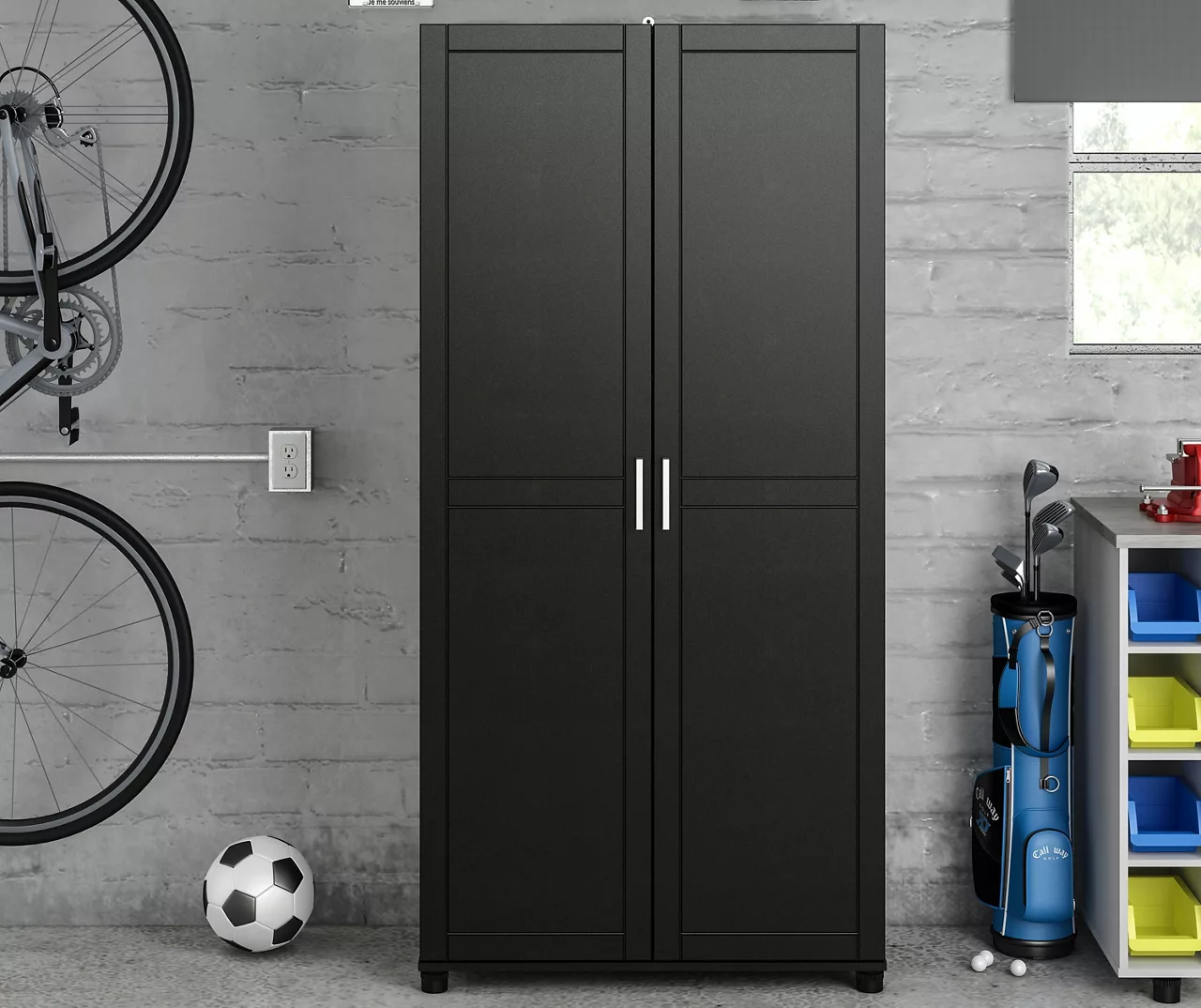 System Build Evolution Selden 36" Utility Storage Cabinet 5 System Build Evolution Selden 36" Utility Storage Cabinet - Image 3