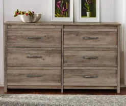 Duncan Gray Oak 6-Drawer Dresser -COSCO Store 810465129 1