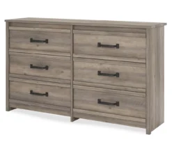 Duncan Gray Oak 6-Drawer Dresser -COSCO Store 810465129 4