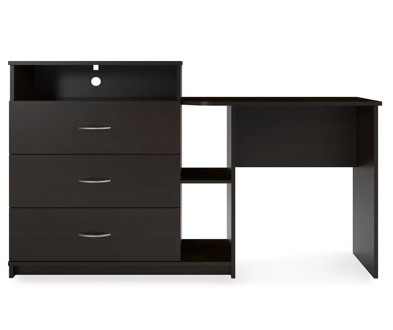 Chevil Espresso Media Dresser & Desk 3 Chevil Espresso Media Dresser & Desk