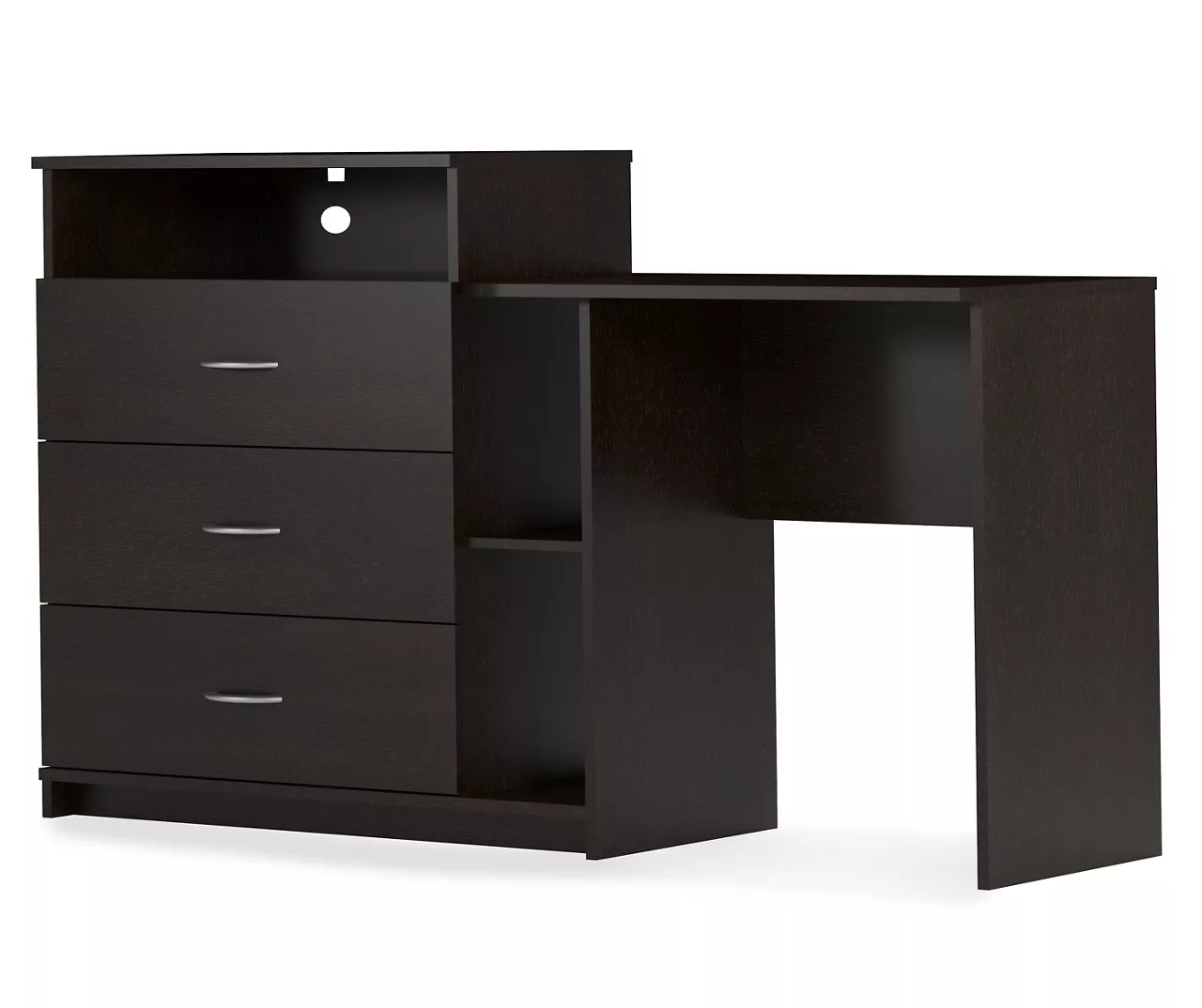 Chevil Espresso Media Dresser & Desk 5 Chevil Espresso Media Dresser & Desk - Image 3