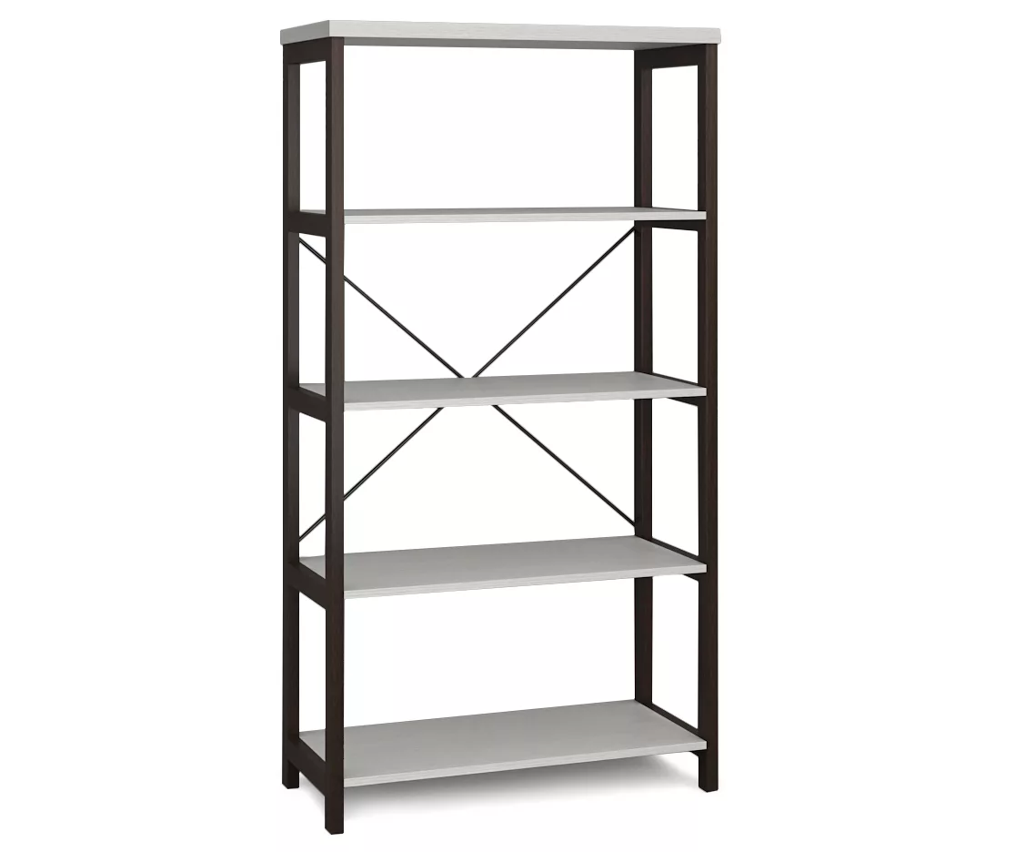 Farmhouse 5-Tier Bookshelf 3 Farmhouse 5-Tier Bookshelf