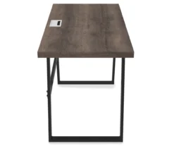 Arlenbry Gray Desk -COSCO Store 810485139 6