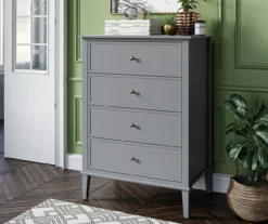 Somerville Gray 4-Drawer Dresser -COSCO Store 810498832 4