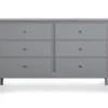 Somerville Gray 6-Drawer Dresser 1 Somerville Gray 6-Drawer Dresser -COSCO Store 810498835 1