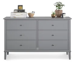 Somerville Gray 6-Drawer Dresser -COSCO Store 810498835 3