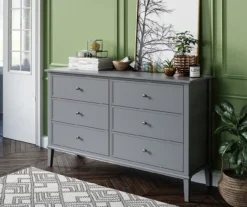 Somerville Gray 6-Drawer Dresser -COSCO Store 810498835 4