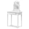 White Wood Vanity With Mirror 2 White Wood Vanity With Mirror -COSCO Store 810502793 2