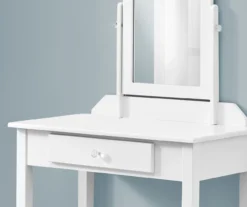 White Wood Vanity With Mirror -COSCO Store 810502793 4