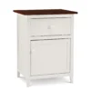 Walnut & White Nightstand -COSCO Store 810504788 1