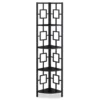 Black Square 4-Shelf Corner Bookcase -COSCO Store 810512905 2