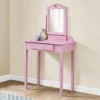 Pink Vanity Table With Mirror -COSCO Store 810512906 1