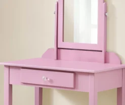 Pink Vanity Table With Mirror -COSCO Store 810512906 4