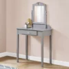 Gray Vanity Table With Mirror -COSCO Store 810512907 1