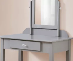 Gray Vanity Table With Mirror -COSCO Store 810512907 4