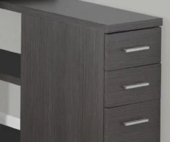 Gray Reversible L-Shaped Corner Desk -COSCO Store 810512938 4