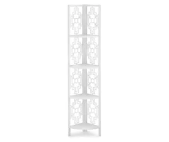 Monarch Geometric 4-Shelf Corner Bookcase -COSCO Store 810512945 2