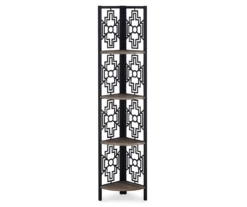 Monarch Geometric 4-Shelf Corner Bookcase -COSCO Store 810512947 2