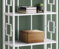 White Square 4-Shelf Open Bookcase -COSCO Store 810512949 4